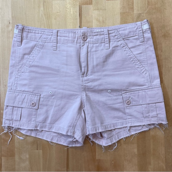 G1 Goods Pink Cotton Cargo Shorts - Picture 1 of 5